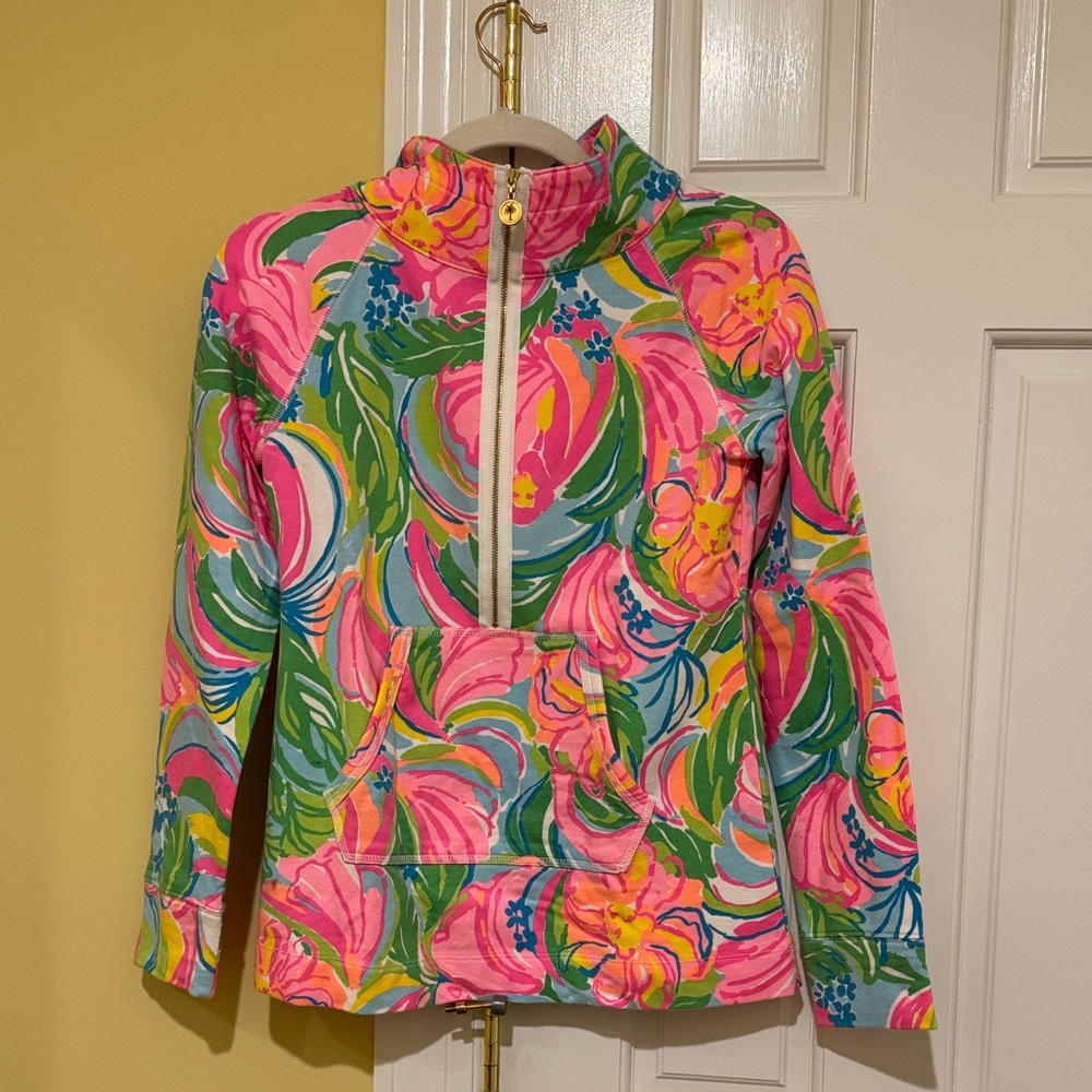 Lilly Pulitzer Floral Pullover Hoodie